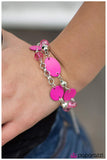 Happy Travels - Pink Bracelet