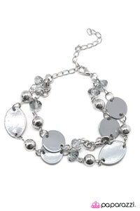 Happy travels - Grey Bracelet - Clasp Silver Box