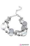 Happy travels - Grey Bracelet - Clasp Silver Box