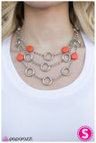 The Optimist - Orange Necklace - Box 6 - Orange