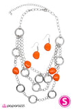 The Optimist - Orange Necklace - Box 6 - Orange