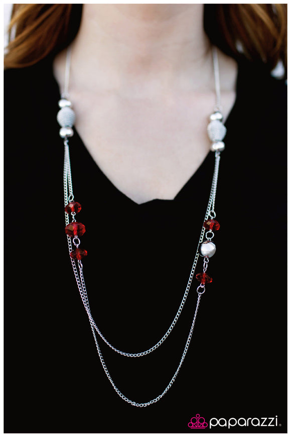 Pinch Me, I'm Dreaming! - Red Necklace - Box 3 - Red
