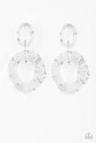 Confetti Congo - White Post Earring - Box 2 - White