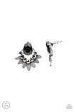 Crystal Canopy - Black Double-Sided Post Earring - Box 1 - Double-Sided Post