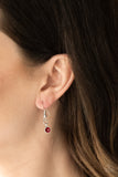 Gather Around Gorgeous - Red Necklace - Box 4 - Red