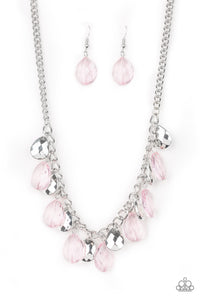 No Tears Left To Cry - Pink Necklace - Box 6 - Pink