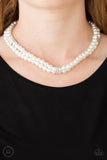 Put On Your Party Dress - White Necklace - Box 1