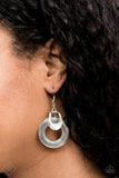 Rustic Retreat - Silver Earrings