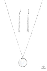 Shimmering Seashores - White Necklace - Box 10 - White