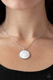 Shimmering Seashores - White Necklace - Box 10 - White