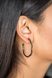 Another Day, Another Slay - Black  Hoop Earring