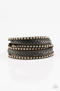 Bossy Bombshell - Black Urban Bracelet