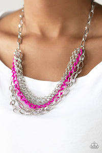 Color Bomb - Pink Necklace - Box 2 - Pink