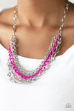 Color Bomb - Pink Necklace - Box 2 - Pink