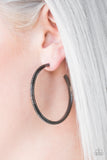 Girl Gang - Black  Hoop Earring