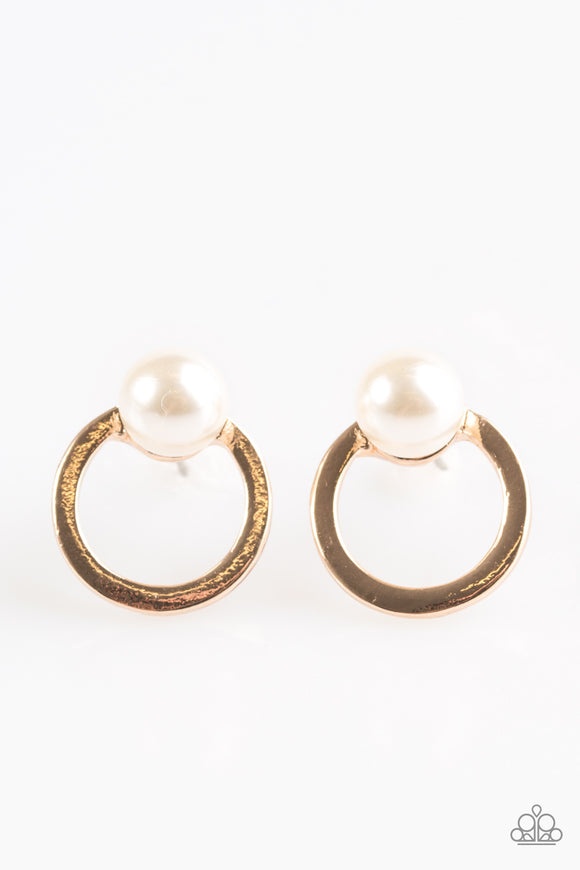 GLAM Dunk - Gold Post Earring - Box 2 - Gold