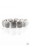 Radiantly Riviera - Silver Stretch Bracelet - Stretch Silver Box