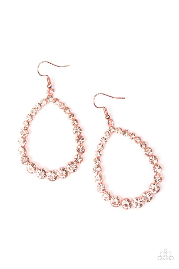 Rise And Sparkle - Copper Earring