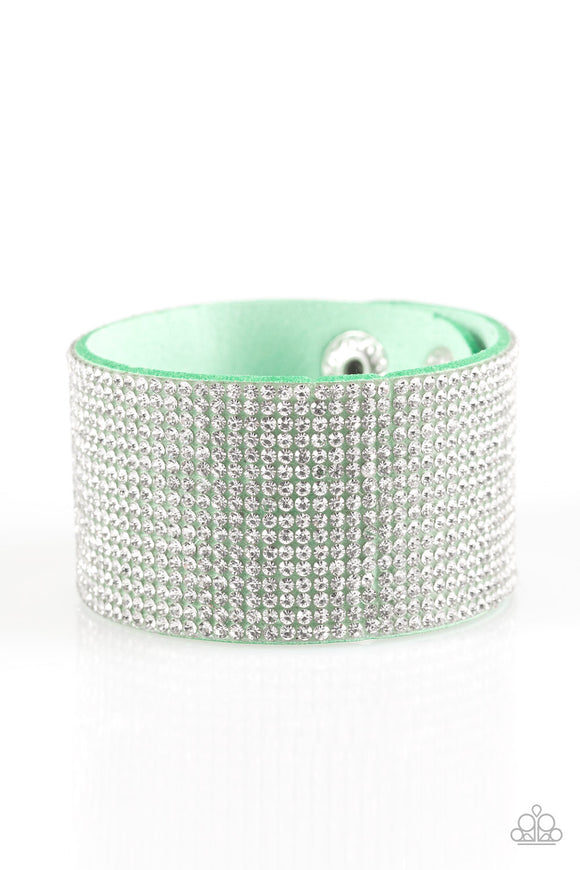 Roll With The Punches - Green Urban Bracelet