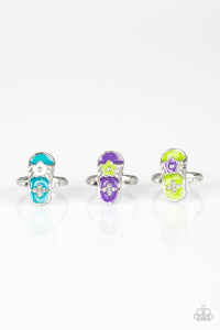 Starlet Shimmer - Flip Flop w/flower Ring