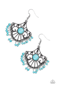 Stone Lagoon - Blue Earrings