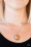 Stone Simplicity - Orange Necklace - Box 2 - Orange