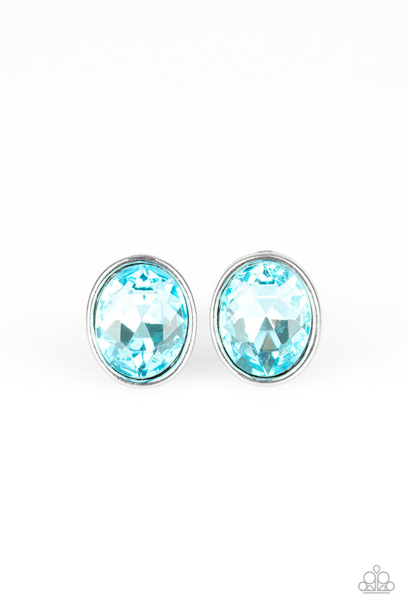 Stunning Shine - Blue Post Earring - Box 1 - Blue