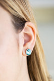 Stunning Shine - Blue Post Earring - Box 1 - Blue