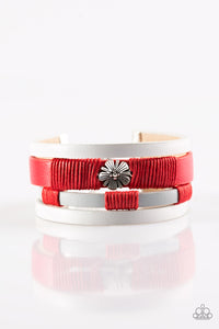 Wildflower Wanderlust - Red Urban Bracelet