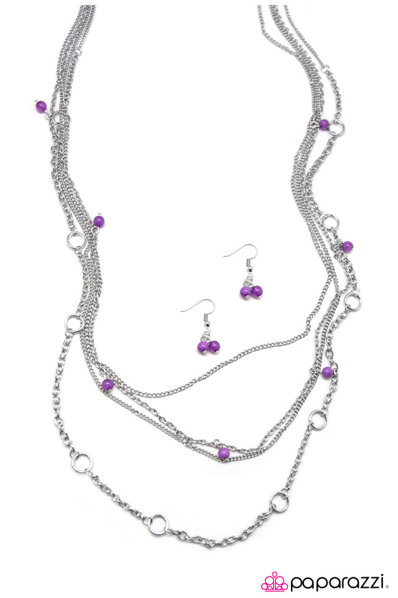 Do The Locomotion - Purple Necklace - Box 5 - Purple