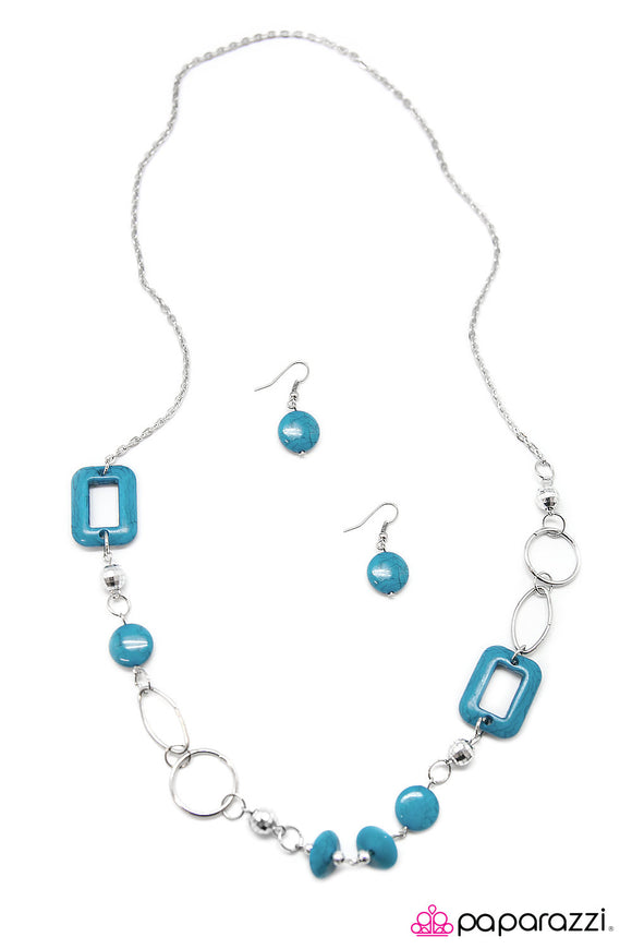 Just Around The Corner - Blue Necklace - Box 5 - Blue