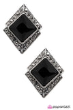 Port Royal - Black Post Earring - Box 2 - Black