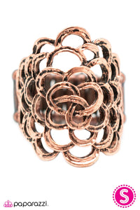 Think Happy Thoughts - Copper Ring - Box 11