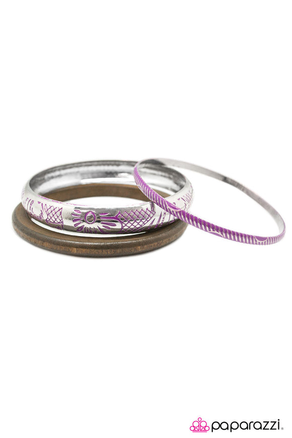 WOODnt Be Lovely? - Purple Bracelet