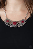 Feeling Inde-PENDANT - Red Necklace - Box 3 - Red