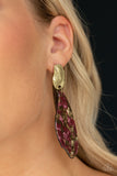 Fish Out Of Water - Brass Post Earring - Box 1 - Brass