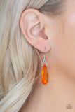 Irresistible Iridescence - Orange Necklace - Box 4 - Orange