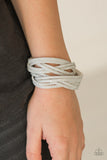 Shameless Shimmer - White Urban Bracelet