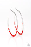 So Seren-DIP-itous - Red Hoop Earring