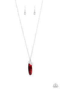 Spontaneous Sparkle - Red Necklace - Box 4 - Red