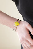 Turn Up The Glow - Yellow Bracelet