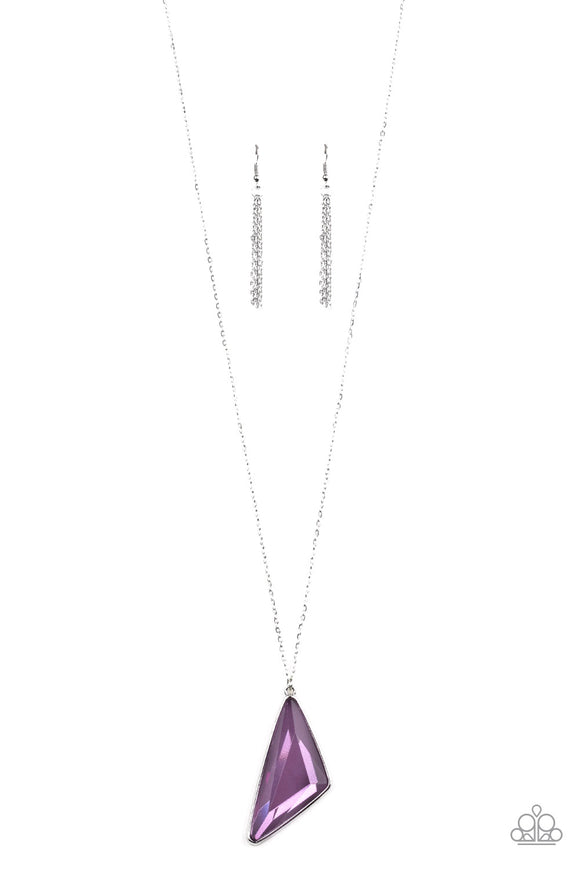 Ultra Sharp - Purple Necklace - Box 6 - Purple