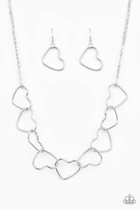 Unbreak My Heart - Silver Necklace - Box 25 - Silver