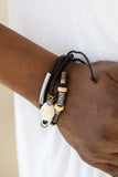 Across The Globe - Black Urban Pull Cord Bracelet