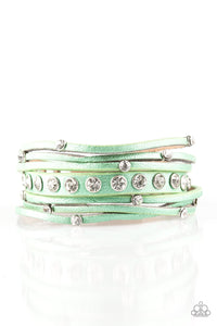 CATWALK It Off - Green Urban Bracelet