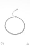 If You Dare - Silver Choker Necklace