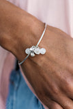 Marine Melody - White Charm Slide Bracelet
