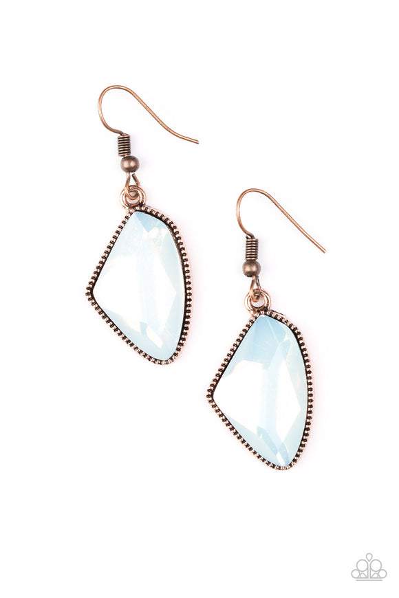 Mystic Mist - Copper Earrings