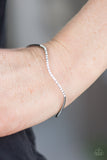 No Small Shimmer - White Bracelet