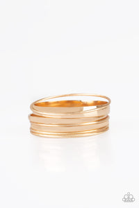 Sahara Shimmer - Gold Bracelet - Bangle Gold Box